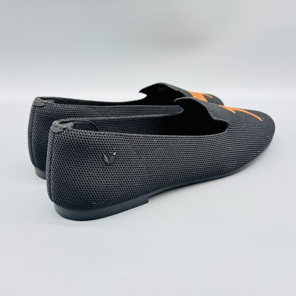 VIVAIA Shoes Womens 7 Black Knit Loafers Slip On Cat Flats Lightweight Comfort - Picture 7 of 11